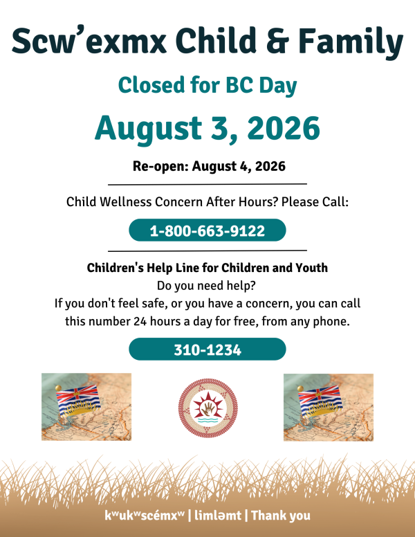 click to  Image for BC Day Office Closure